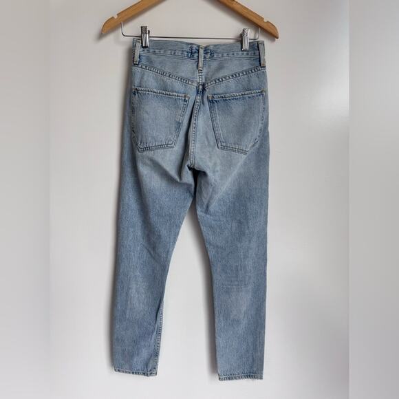 Agolde Jamie High Rise Classic in Shakedown Size 23 or 0 100% Cotton Straight - Picture 4 of 11